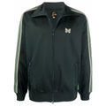 Needles Style Embroidered Butterfly Track Jacket - Forest Green/Light Grey