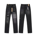Ksubi Matrix Text Block Denim - Washed Black