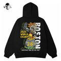 Warren Lotas Boston 2024 World Champs Hoodie - Black