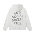 Anti Social Social Club Classic Logo Hoodie - White