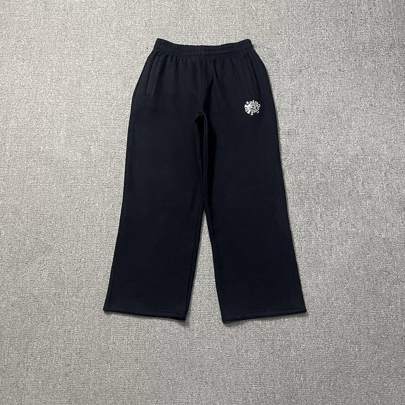 ADWYSD Logo Embroidered Sweatpants - Black